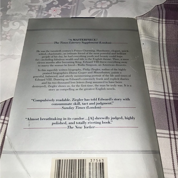 Book - King Edward VIII BY Philip Ziegler - Picture 2 of 2